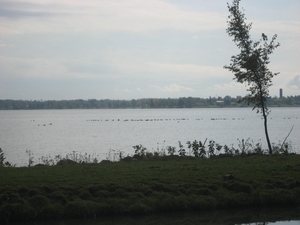 Het dorp werd verplaatst voor de aanleg van een stuwmeer