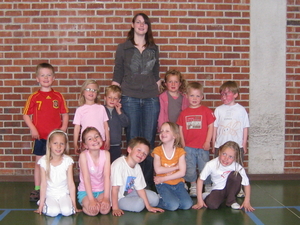 Kleuterturnen maart 2009