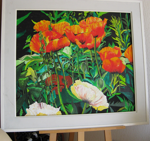 bloem,bloemen,robert degrieck,schilderij,kunst