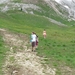 2009_07_09 019 Sellajoch (Passo Sella) - Mieke, Benno, Otto wande