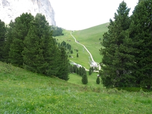 2009_07_09 022 Sellajoch (Passo Sella) - uitzicht skiliften