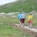 2009_07_09 052 Sellajoch (Passo Sella) - Mieke, Benno, Otto wande