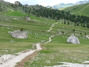 2009_07_09 054 Sellajoch (Passo Sella) - uitzicht wandelpad