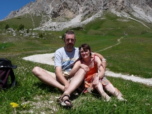 2009_07_13 017 Grödnerjoch (Passo Gardena) - Danny, Mieke