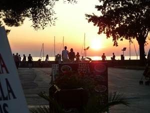 2009_07_20 032 Novigrad - restau - uitzicht zonsondergang