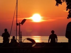 2009_07_20 034 Novigrad - restau - uitzicht zonsondergang