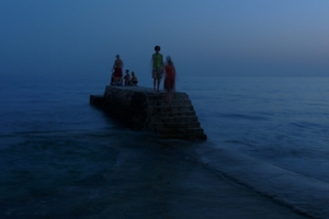 2009_07_21 004 Novigrad - zee avond - Mieke en Benno