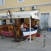 2009_07_24 056 Novigrad - café met boot-terras - Benno, Mieke