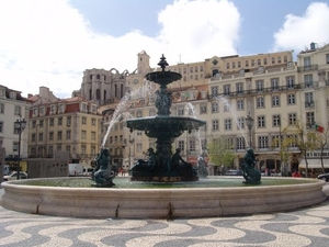 Wandeling door de wijken Chiado en Baixa