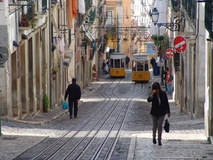 Wandeling door de wijken Bairro Alto, Santa Catarina en Rossio