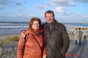 bij aankomst even naar de zee