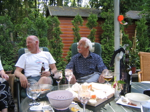 Henk zijn 78ste verjaardag, kerst in Kanne 028