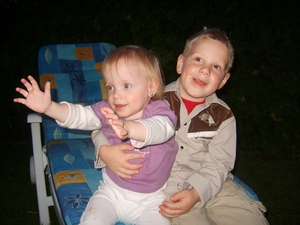 mijn twee kleine kinderen schatjes