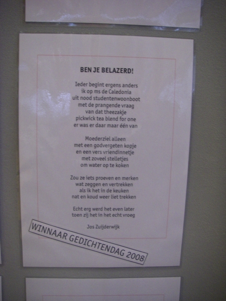 Mijn winnend gedicht