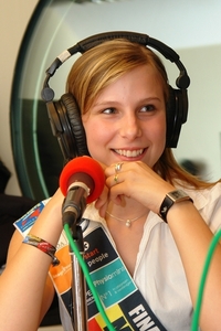 Tessa en Niké bij radio roelland19