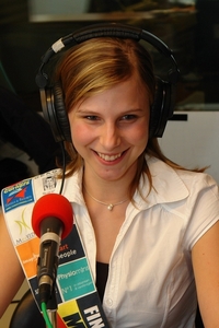 Tessa en Niké bij radio roelland9