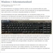 Windows 7 Scherm toetsenbord