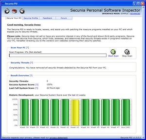 Secunia PSI kan uw Pc scannen op programma's update