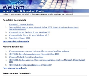 Microsoft Download centrum