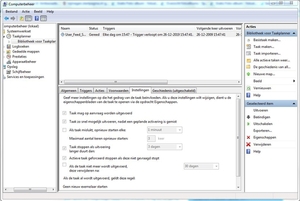 Taakplanner...en Task Host melding bij afsluiten Windows 7