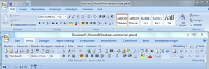 Lint in Office 2007 en oude  Menu Integreren