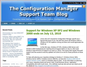 Support for Windows XP SP2 and Windows 2000 ends on July 13, 2010