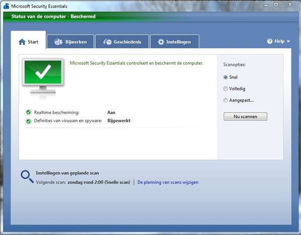 Microsoft Security Essentials Download gratis.