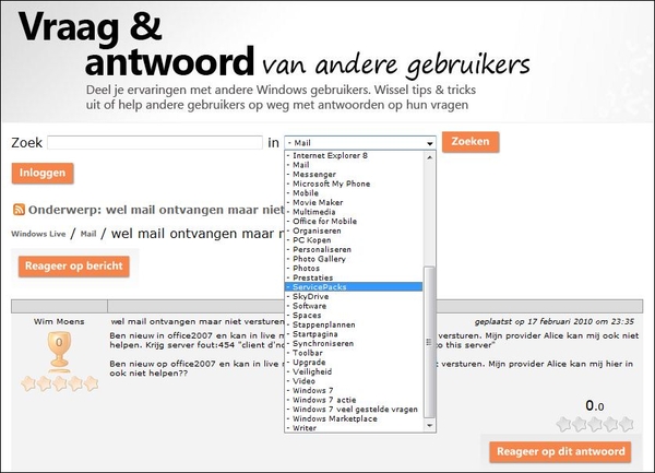 Vraag en Antwoord over diverse onderwerpen