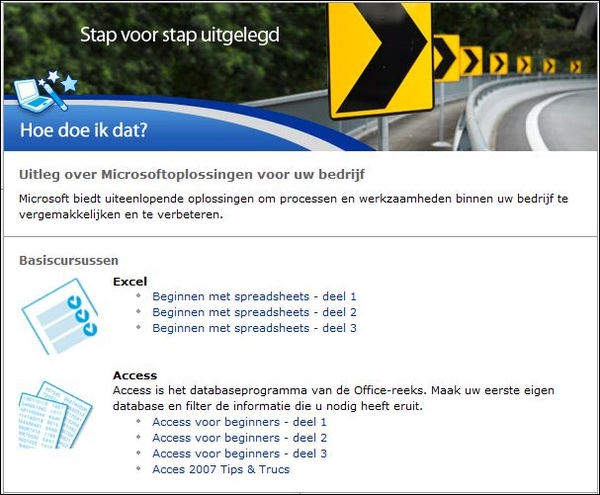 Office 2007 en VISTA Tips voor Bedrijven maar ook voor U....!