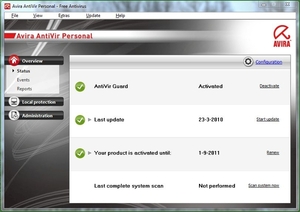 De nieuwe Avira Antivir gratis is er!