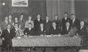 bestuur c.v.o. 50 jarig jubileum 4-11-1958