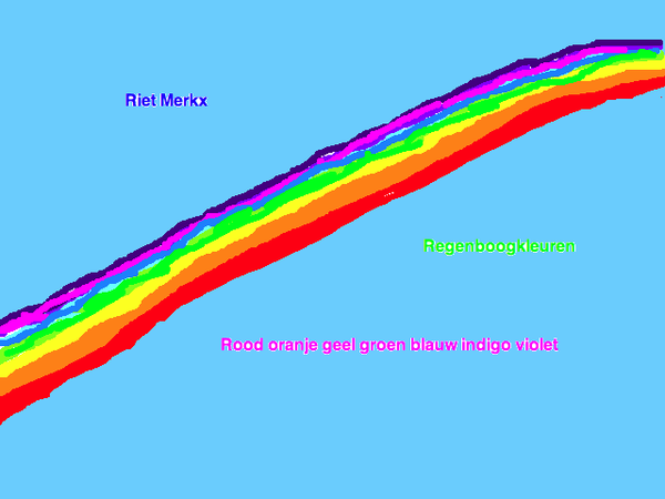 regenboogkleuren