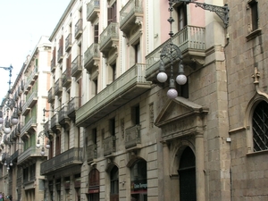 Gotic carrer de Ferran gevels