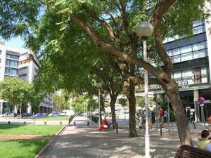 Promenade aan het hotel