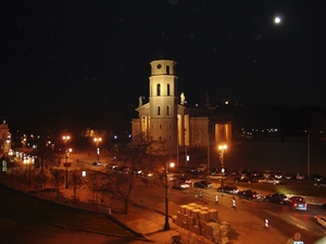 Kathedraal vanuit hotel Klaipda