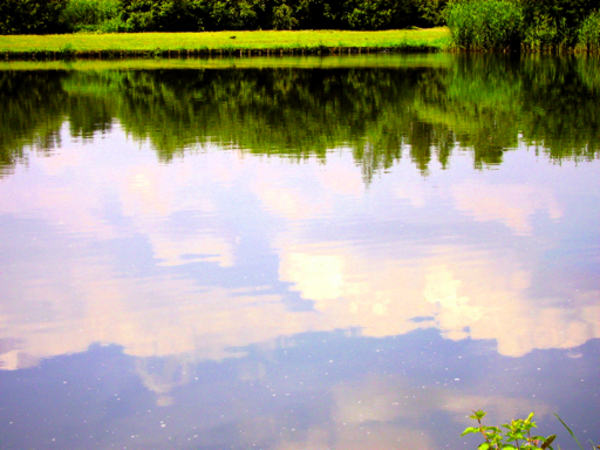 lucht in water