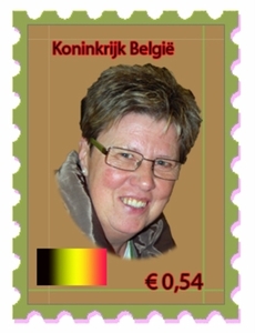 postzegel Christiane