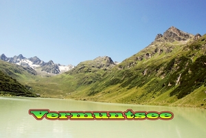 042 titel Silvretta Hochalpenstrasse  Vermuntsee