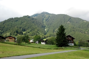 826 Pension Vallüla en dorp St Gallenkirch