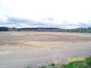 Verdwenen water meer Butgenbach