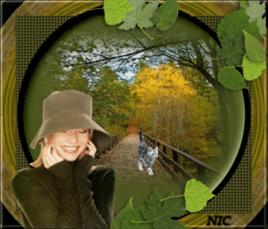 dame met hoedje