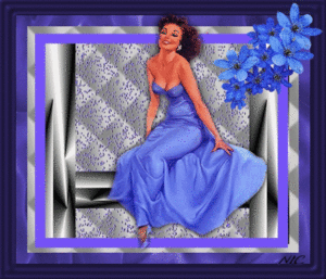 Dame in lila 5