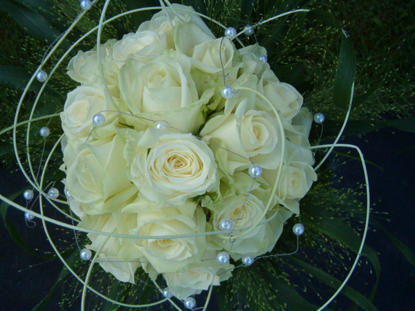 trouwboeket en poortversiering 003