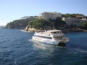 Vertrek van deze boot...