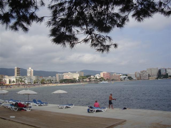 Het strand van Magalluf...