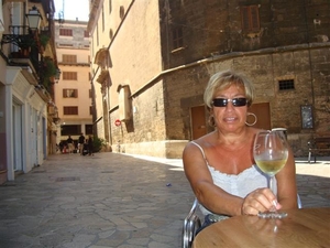 Een lekker fris glaasje witte wijn...