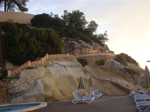 Daarboven was dit plaatsje...