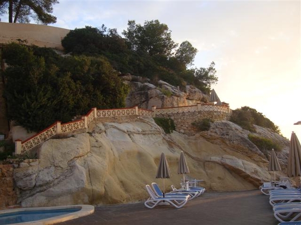 Daarboven was dit plaatsje...