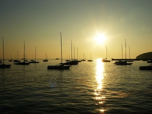 zonsopgang in Cowes