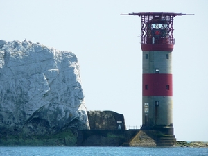 The Needles en hun vuurtoren...